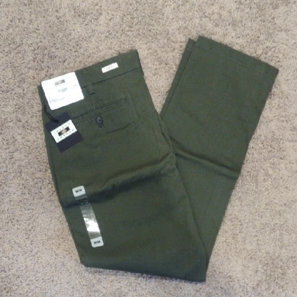 Joseph Abboud Dark Green Chinos